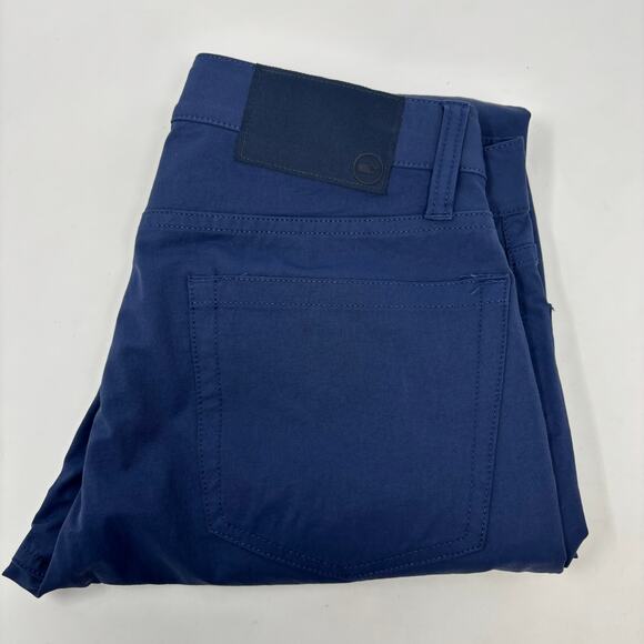 Vineyard Vines OTG Mens 28x30 Navy Blue 5 Pocket Performance Pants - Picture 1 of 5